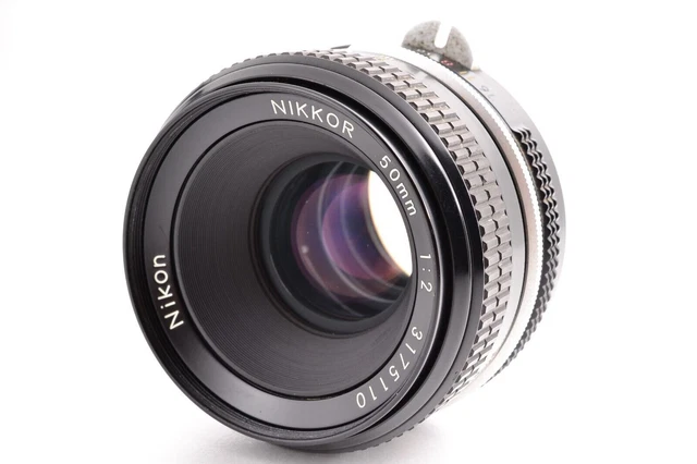 Exc+++++ Nikon Nikkor H Auto Non Ai 50mm f/2 Standard Lens MF Manual From Japan