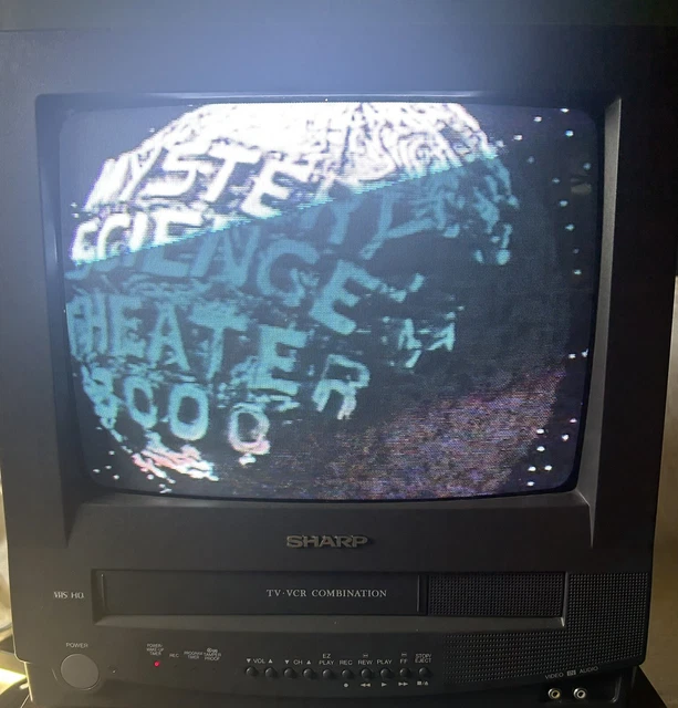 Sharp 13" Portable Gaming Television TV/VCR Combo W/Remote 13VT-R100 -Working