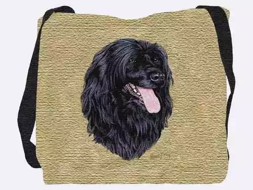 Woven Tote Bag - Portuguese Water Dog 3379 IN STOCK