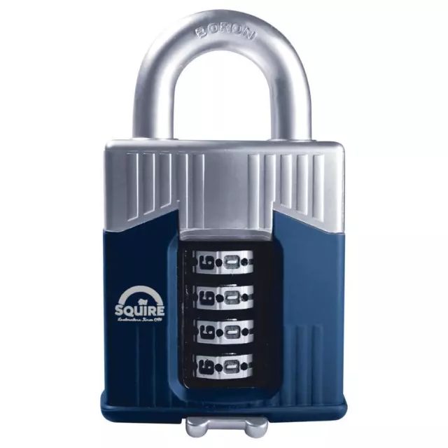 L27218 - SQUIRE Warrior Open Shackle Combination Padlock - 55mm Visi