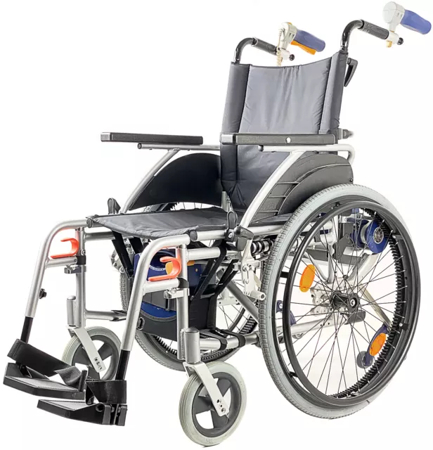 AAT Alber V-Max  elektr.  Brems- und Schiebehilfe  mit Rollstuhl 45cm Sitzbreite