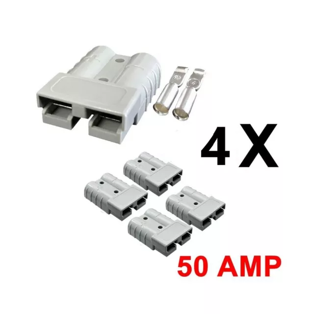 Robuster Gabelstapler Akku Stromanschluss mit 4X 50A für Anderson Stecker 3