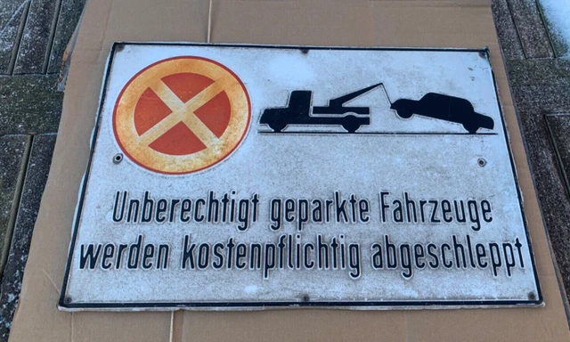 EIGENES FORMULIERUNGSSCHILD - Individuell Bedruckt Für Parkverbot, Werbung, Warnung Etc.