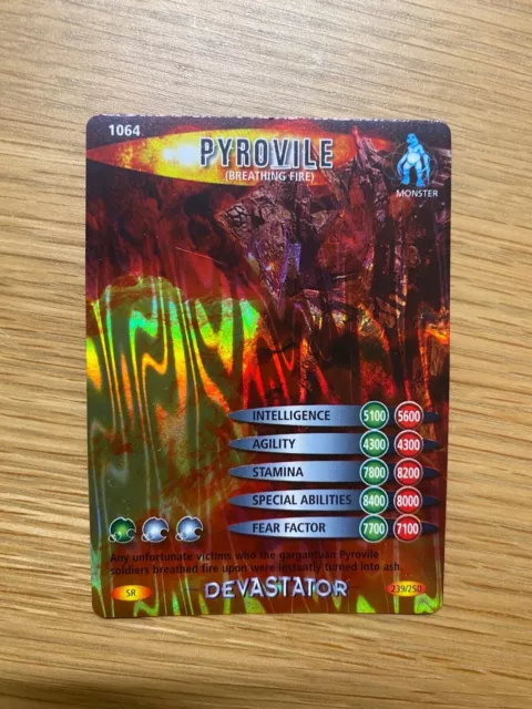 Doctor Who Battles In Time Devastator Super Rare Card 1064 Pyrovile - 239/250