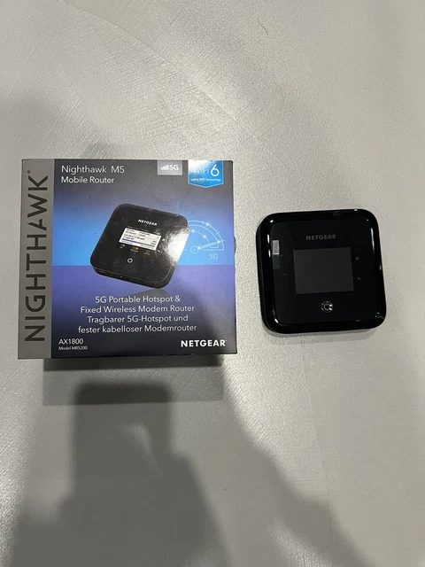 NETGEAR M5 MR5200 5G LTE 4G , Wifi 6 , Nighthawk Router Portatile