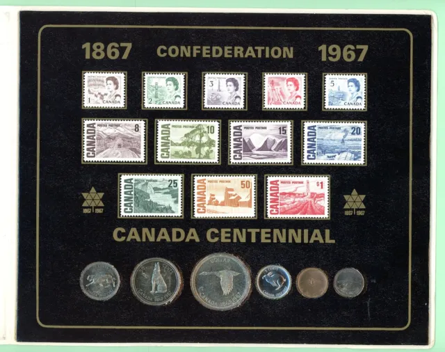 1867 Confederation 1967 Canada Centennial Coin Set