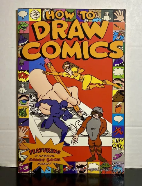 Vintage How to Draw Comics by Gwen Mercadoocasio 1994 Longmeadow Press