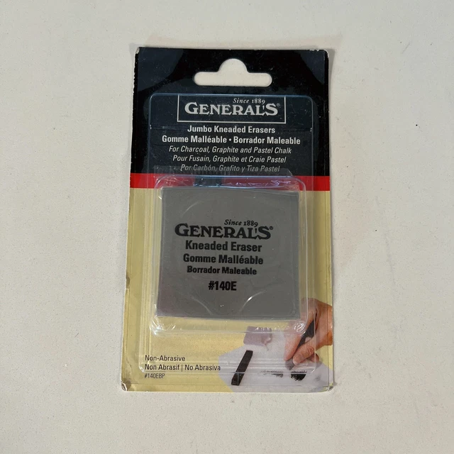 NEW IN BOX General's Jumbo Kneaded Eraser 140E Art Supplies Drawing 2