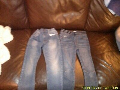 Boys Next/Denim Co Quality Blue Mix Wash Jeans Bundle Size 6/7 Years
