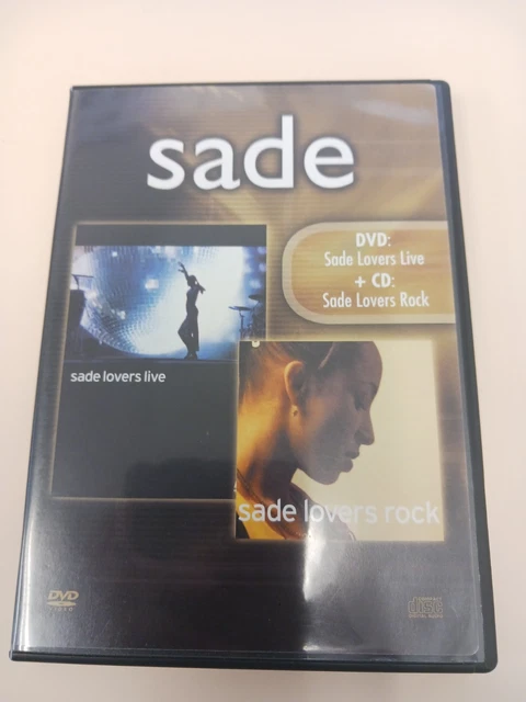 SADE,LOVERS ROCK, LOVERS Live, (DVD & CD) Insert, Dolby Double D