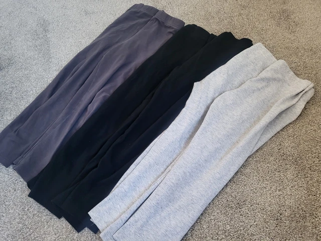 Twin Girls Age 6-7 Years George black grey Leggings Bundle x 6 pairs