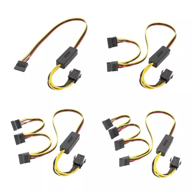 Convenient 6p to Hard Drive Powers Supply Cord for Graphics Card Hard Drive