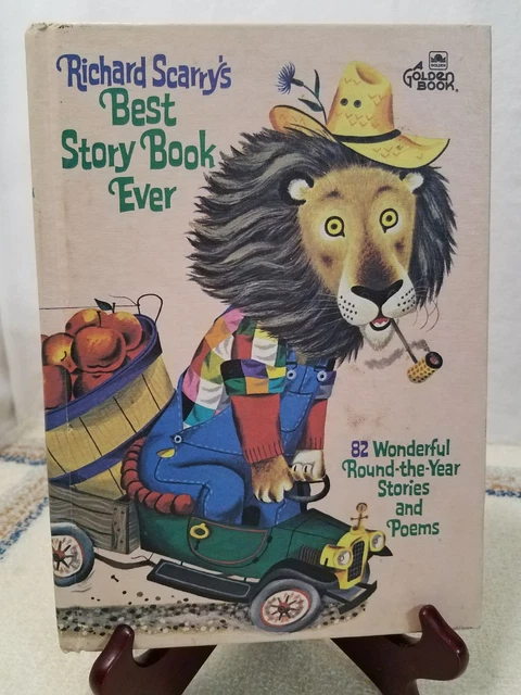 Richard Scarrys Best Storybook Ever Stories & Poems Golden Book Hardcover 1968