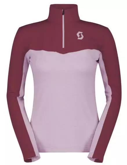 SCOTT - Maglia donna mezza zip Defined Light