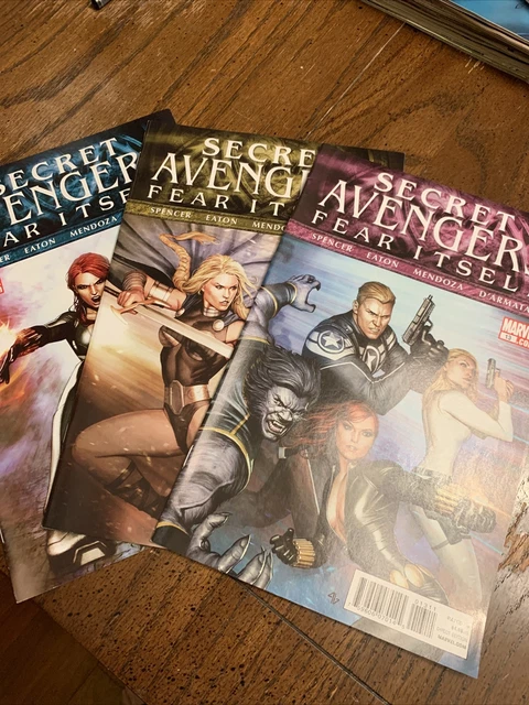 Secret Avengers: Fear Itself #13, 14, 15, VF/NM Unread! 3 Marvels Comics In All!