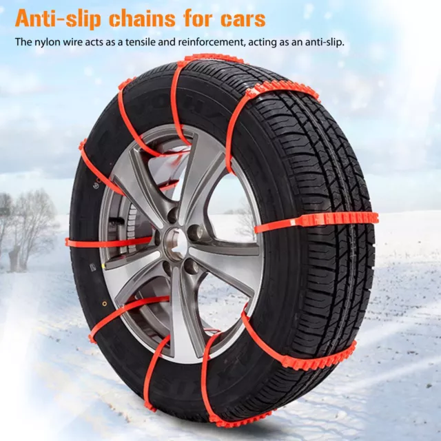 Universal Wheel Tire Snow Chains Adjustable Nylon Winter Snow Chains Car Styling