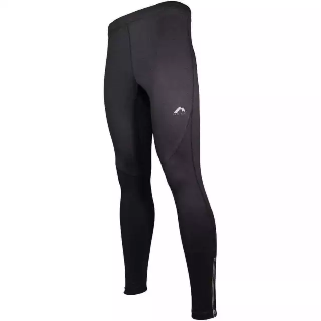 More Mile More-Tech Mens Long Running Tights - Black