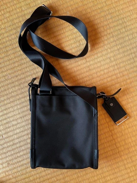 TUMI - Alpha 3 Small Pocket Crossbody Bag Black-Used 2