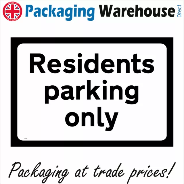 Tr231 Residents Parking Only Sign Private Car Park Private Permit Wall Outdoors