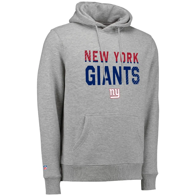 NFL Hoody New York Giganti Ny Fade Out Grigio con Cappuccio Felpa Pullover