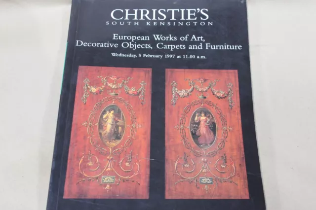 Christie's European Works of Art, Decorative Objects, Carpets and Furniture