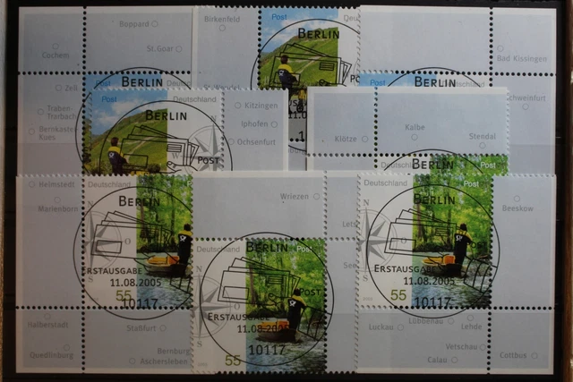 BRD 2481-2482 gestempelt alle vier Eckränder Post #RT965