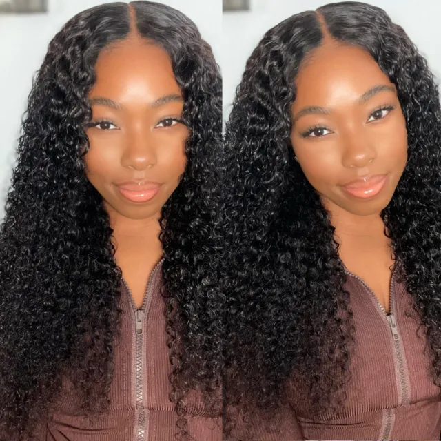 Indian Curly Virgin Hair 3 Bundles With Lace Closure UNice Human Hair Extensions