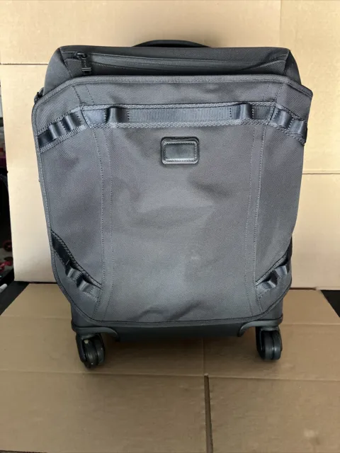 TUMI Alpha Bravo Continental Front Lid Expandable 4 Wheel Carry On Black $850 2