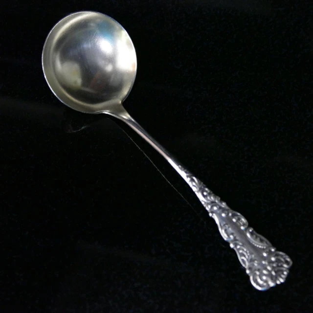 VINTAGE STERLING SILVER 5" Nut Sugar Ladle Spoon No Monogram Unknown