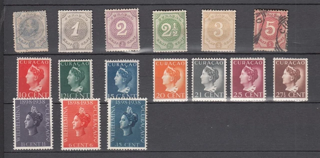 Curacao,kleine sammlung,sehe scans,MH/Used,Ongebruikt/Gestempeld(C881)