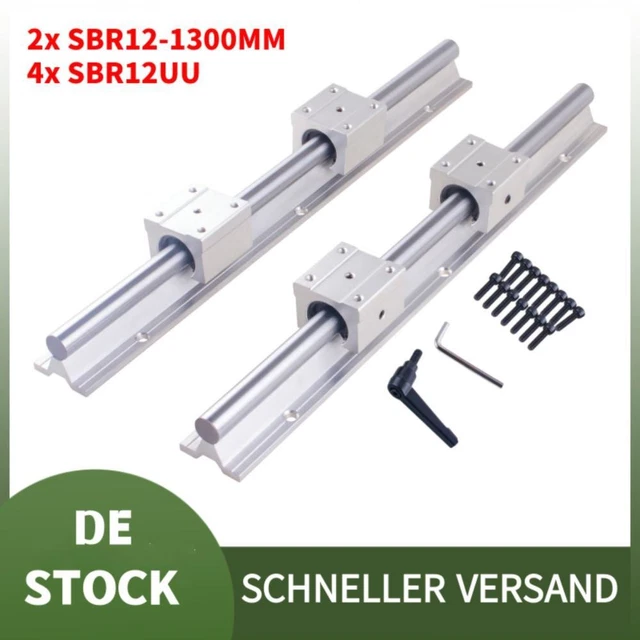 CNCMANS Aluminium profiel, 2 stuks, 40 x 40, 300 mm, aluminium profiel, extrusies, lineaire rail, T-type, Europese standaard, zilver geanodiseerd, anti-roest 4040, montage-constructieprofiel