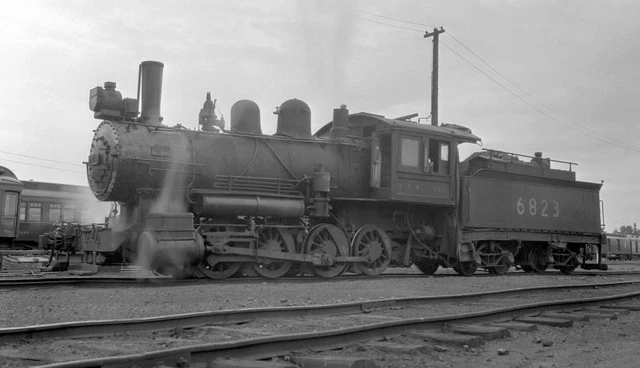 CP CANADIAN PACIFIC Railway locomotive, engine No 6823, 0-8-0 Old Train ...