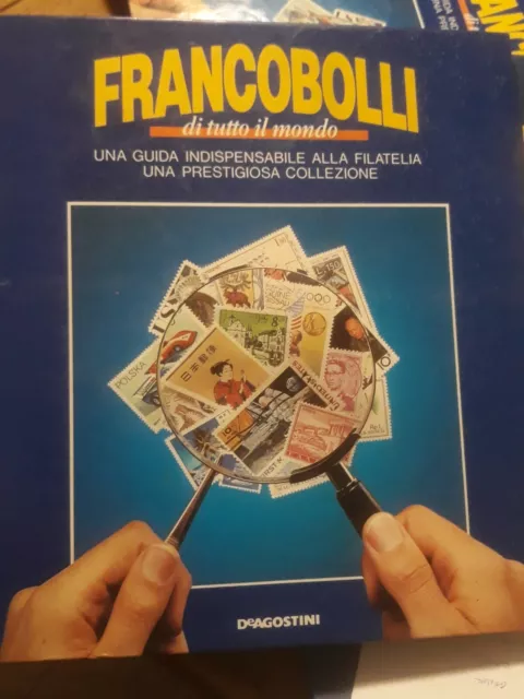 Raccolta Francobolli di tutto il mondo De Agostini 1990 completa ottimo stato