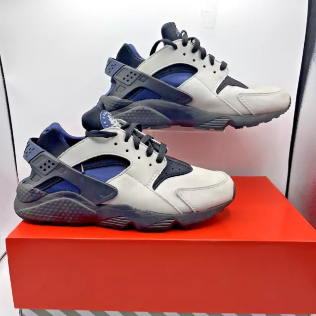 GENUINE NIKE AIR Huarache Le shadow midnight navy black UK 8.5