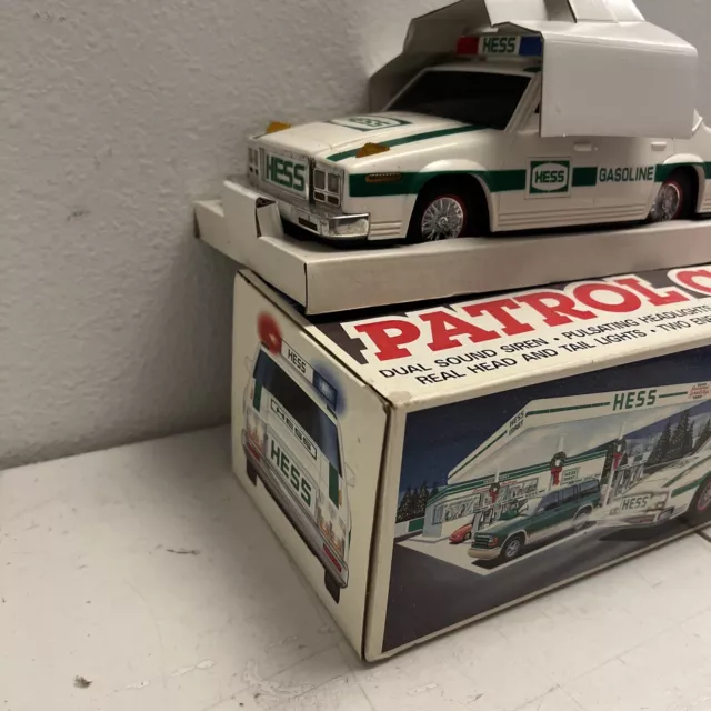 1993 Hess Truck Patrol Police Car NEW Mint In Box Unopened Collectors Edition 2