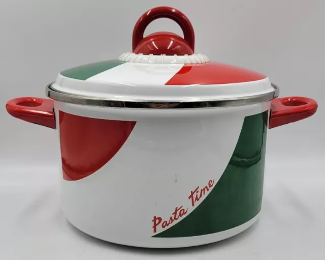 Bialetti 7550 Nonstick Aluminum 5 Quart Kitchen Pasta Pot with Strainer  Lid, Red, 1 Piece - Fred Meyer