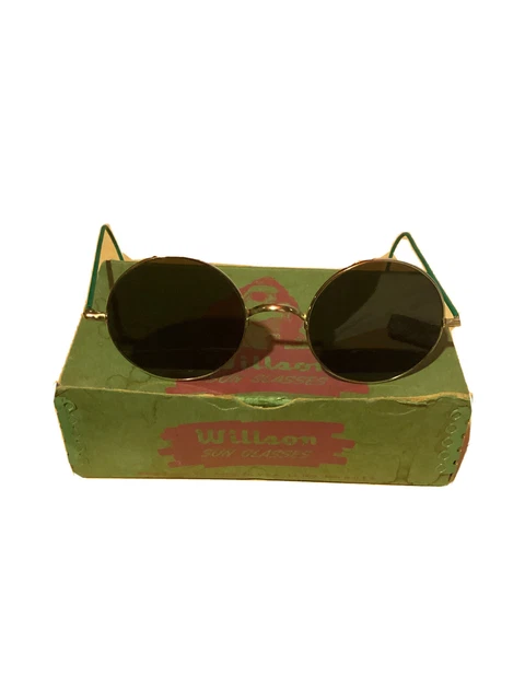 Vintage Willson Sunglasses Est. 1870 Twelve Mydriatic Glasses Style N64 Smoke