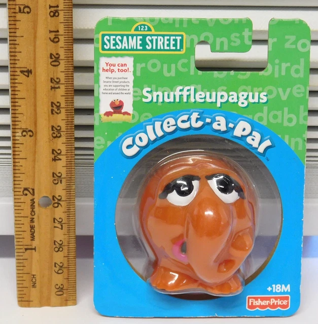 New Fisher Price Collect A Pal Sesame Street Muppet Snuffleupagus