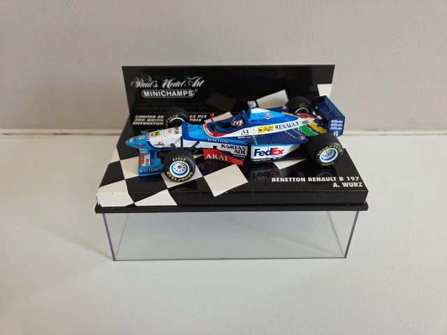 MINICHAMPS - 1/18 - JEAN ALESI - BENETTON B197 RENAULT - 1997 - MIB