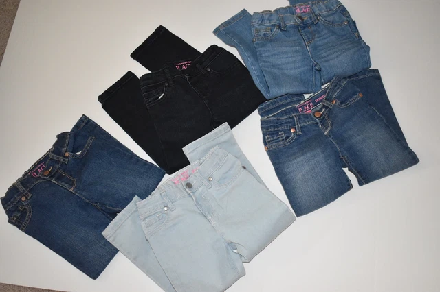 Lot of 5 The Children’s Place Girls 3T Jeans
