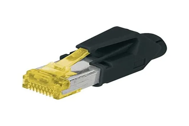 Digitus Assmann 8P8 °C Shielded Cat 6 a Modular Connector RJ45 Connector Hirose