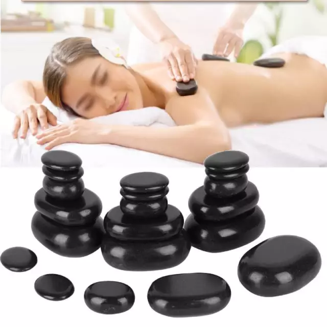 20 tlg Hot Massage Stone Heiße Basaltsteine Hot Stone Massagegerät Hot Stone Set