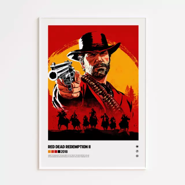 Red Dead Redemption 2 (2018) Video Game Art Poster / Print 3