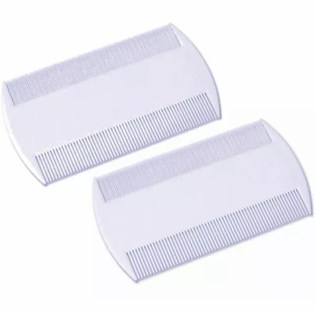 Head Lice Comb Nit Comb Double Sided Random Color new - 2PCS
