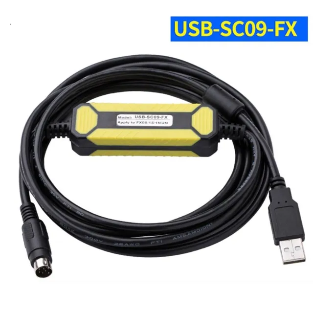 Câble de données USB SC09 FX durable pour programmation FX Series PLC rapide e