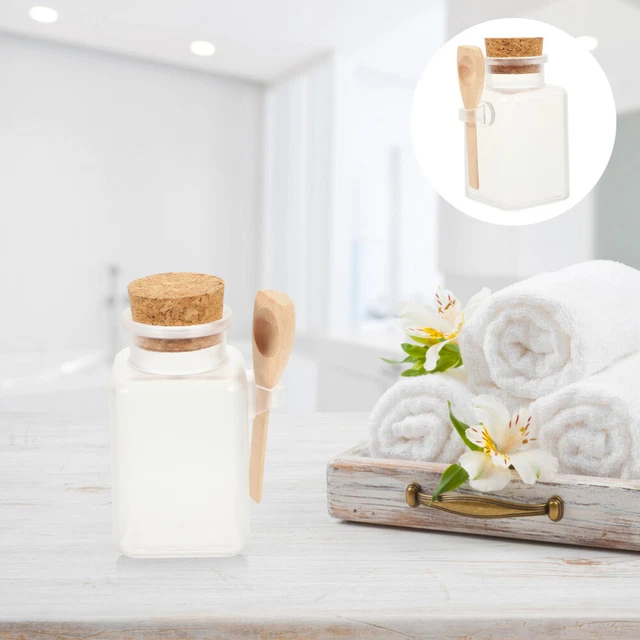 6 pz bottiglie sigillate ricaricabili contenitore con coperchio sale da bagno