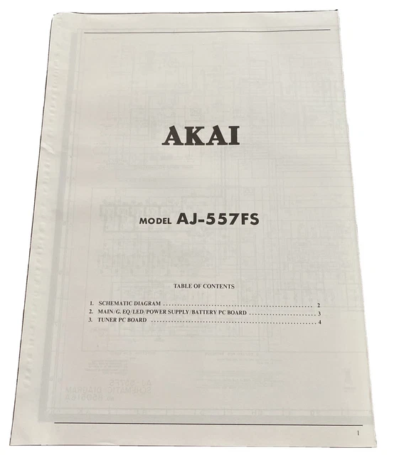 Akai AJ-557 Boombox Radio-K7 Vintage – Pour Pièces Ou Restauration