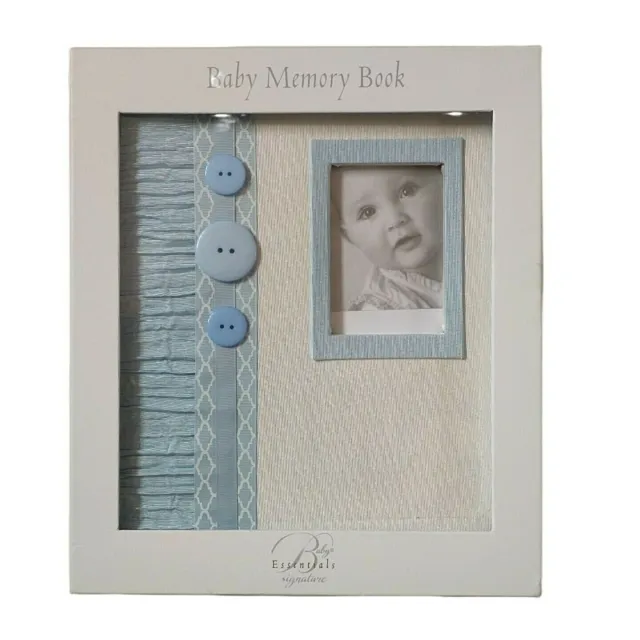 Baby First Year Memory Book Hardcover Record Diary Precious Book Blue