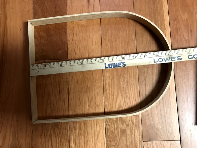"Suministros de tejido de cesta lote de 3 asas marcos cestas de roble natural de ratán 1" 6