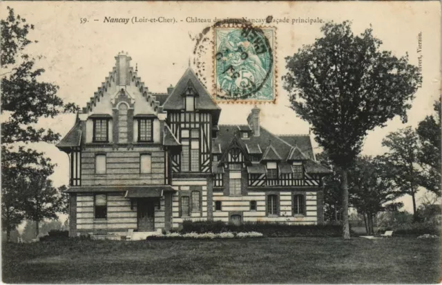 CPA NOUAN-le-FUZELIER - Chateau de vieux Nancay facade principale (128045)